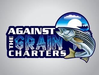 Against The Grain charters logo design by uttam