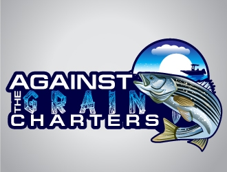 Against The Grain charters logo design by uttam