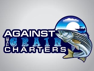 Against The Grain charters logo design by uttam