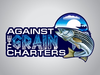 Against The Grain charters logo design by uttam