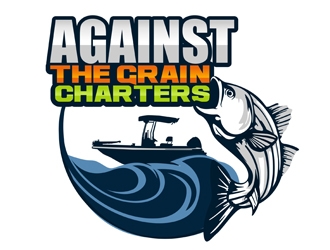 Against The Grain charters logo design by veron