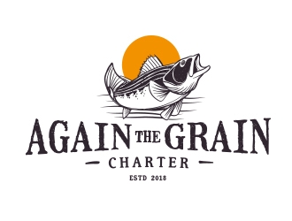 Against The Grain charters logo design by ginklabstudio