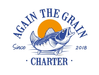 Against The Grain charters logo design by ginklabstudio