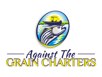 Against The Grain charters logo design by rgb1