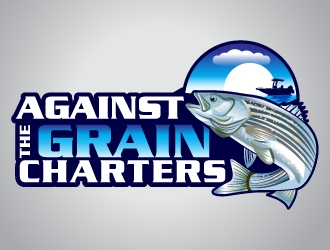 Against The Grain charters logo design by uttam