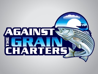 Against The Grain charters logo design by uttam