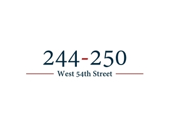 244-250 West 54th Street logo design by GemahRipah