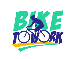 Bike To Work logo design by dondeekenz