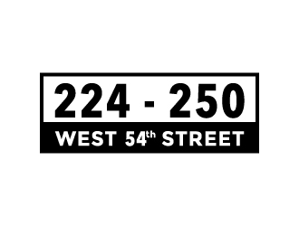 244-250 West 54th Street logo design by quanghoangvn92