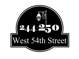 244-250 West 54th Street logo design by cgage20