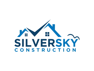 Silversky Construction  logo design by RIANW