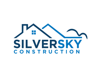 Silversky Construction  logo design by RIANW