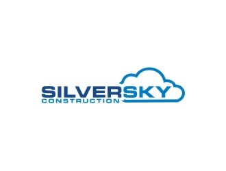 Silversky Construction  logo design by bricton