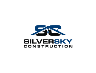 Silversky Construction  logo design by mbamboex