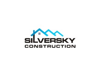 Silversky Construction  logo design by Meyda