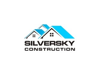 Silversky Construction  logo design by Meyda