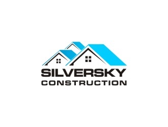 Silversky Construction  logo design by Meyda