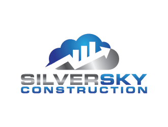 Silversky Construction  logo design by mhala