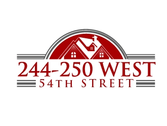 244-250 West 54th Street logo design by art-design