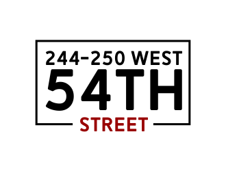 244-250 West 54th Street logo design by done