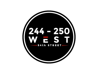 244-250 West 54th Street logo design by quanghoangvn92