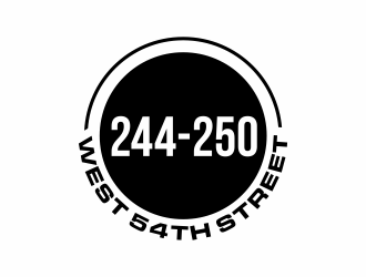 244-250 West 54th Street logo design by agus