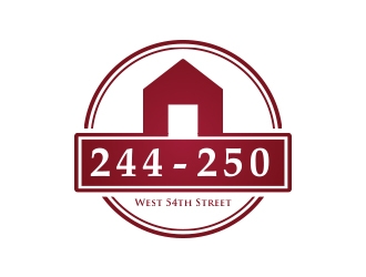 244-250 West 54th Street logo design by jerouno014