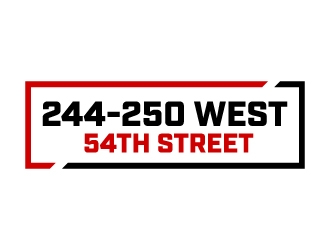 244-250 West 54th Street logo design by jaize