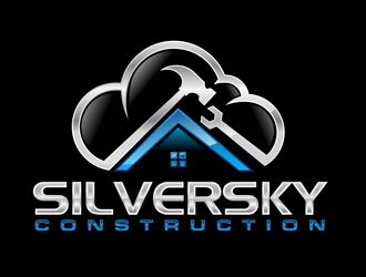 Silversky Construction  logo design by DreamLogoDesign