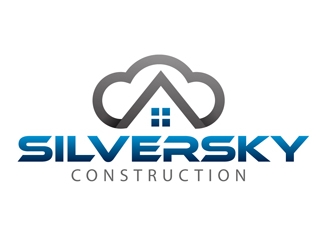 Silversky Construction  logo design by DreamLogoDesign