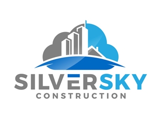 Silversky Construction  logo design by DreamLogoDesign