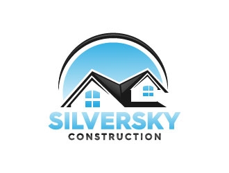 Silversky Construction  logo design by Alex7390