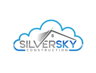 Silversky Construction  logo design by DreamLogoDesign