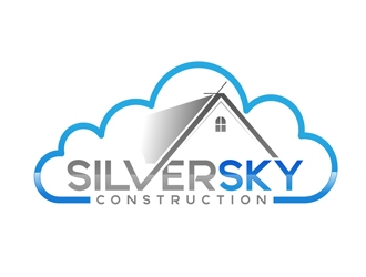 Silversky Construction  logo design by DreamLogoDesign