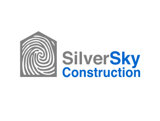 Silversky Construction  logo design by bluepinkpanther_