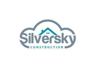 Silversky Construction  logo design by Xeon