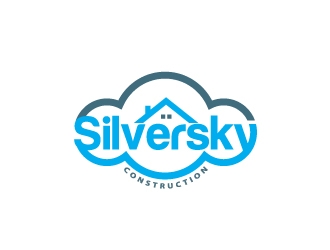 Silversky Construction  logo design by Xeon