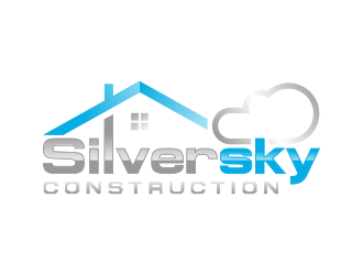 Silversky Construction  logo design by done