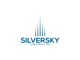 Silversky Construction  logo design by logitec