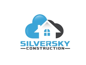 Silversky Construction  logo design by art-design