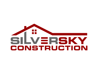 Silversky Construction  logo design by akhi