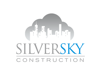 Silversky Construction  logo design by kunejo