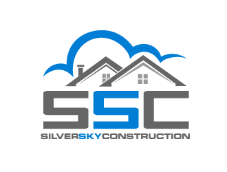 Silversky Construction  logo design by THOR_