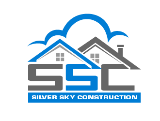 Silversky Construction  logo design by THOR_