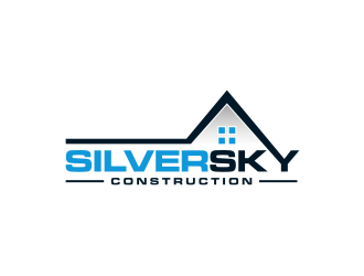 Silversky Construction  logo design by dewipadi