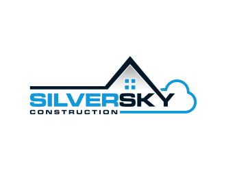 Silversky Construction  logo design by dewipadi