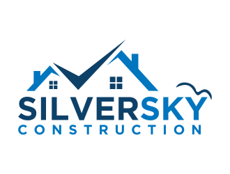 Silversky Construction  logo design by RIANW