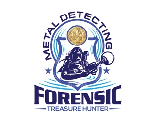 Forensic Metal Detecting logo design by MAXR