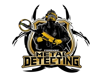 Forensic Metal Detecting logo design by DreamLogoDesign