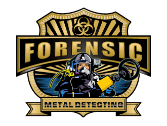 Forensic Metal Detecting logo design by invento